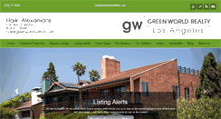 Desktop Screenshot of greenworldrealtors.com